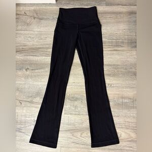 lululemon athletica Black Boot-Cut Yoga Pants